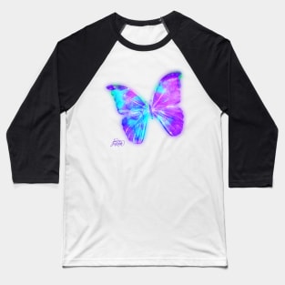 Butterfly Glow Baseball T-Shirt